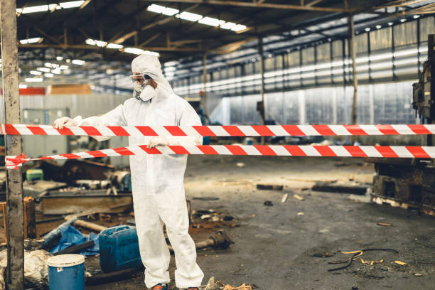 Professional Unattended Death Cleanup technician working in Athens, OH